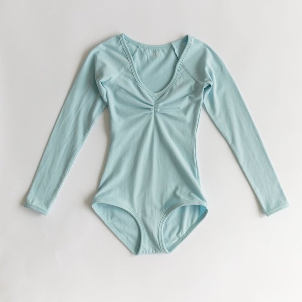 ARQ Paloma Leotard in Baby Blue, Size Small
